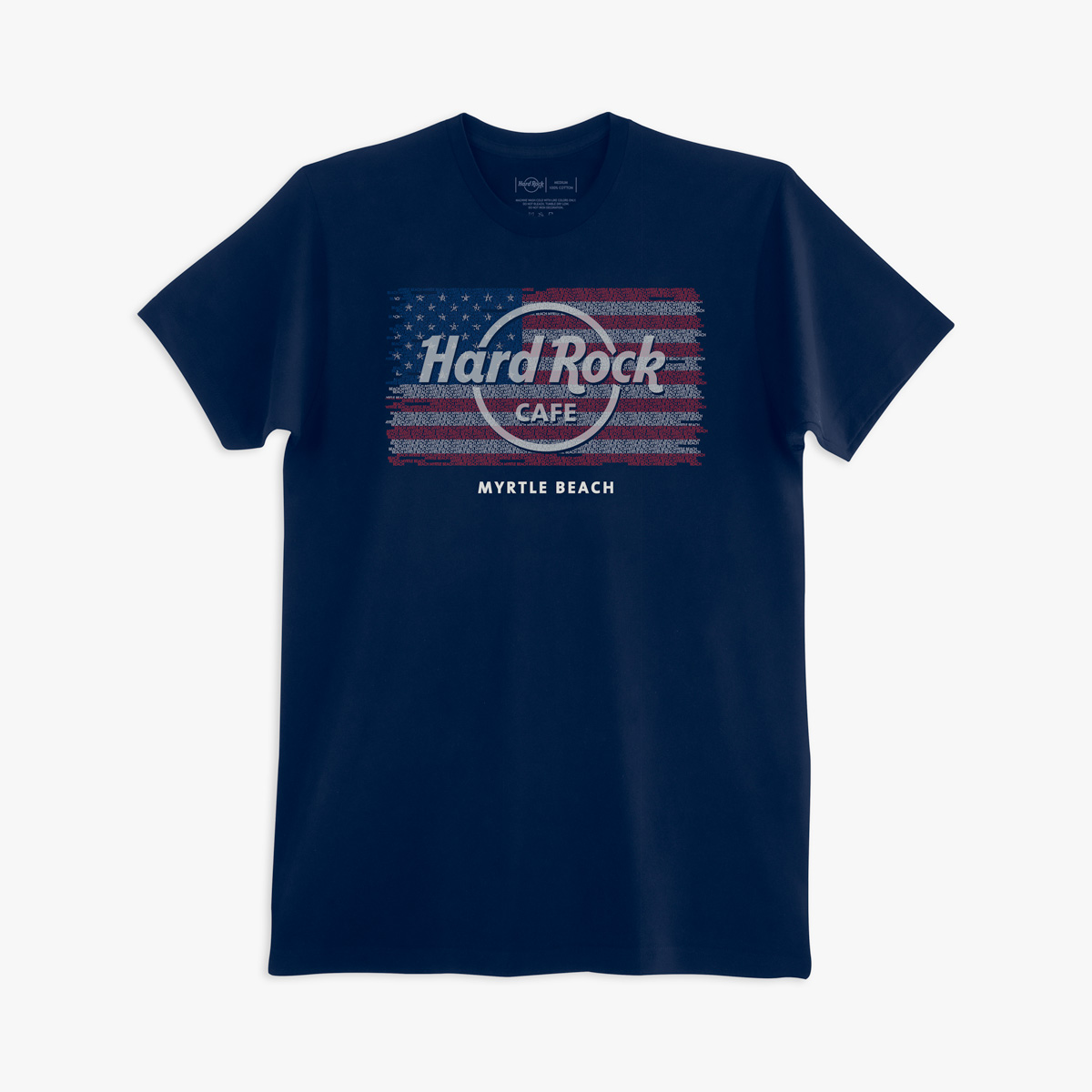 Men's Flag Repeat City Name Tee image number 1